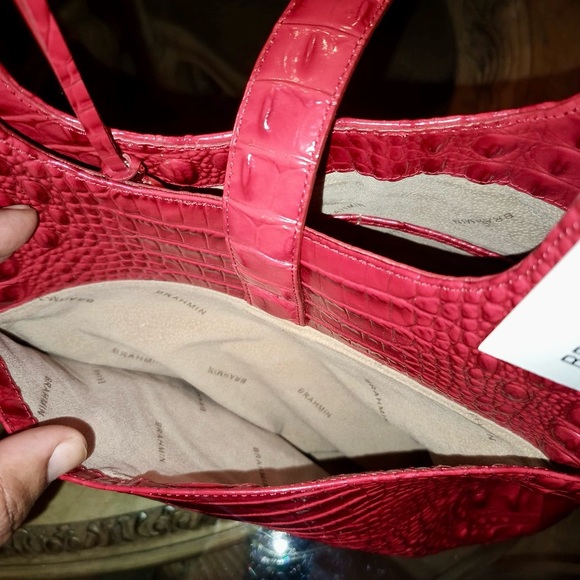 NWT Brahmin Red Bag - Picture 5 of 5